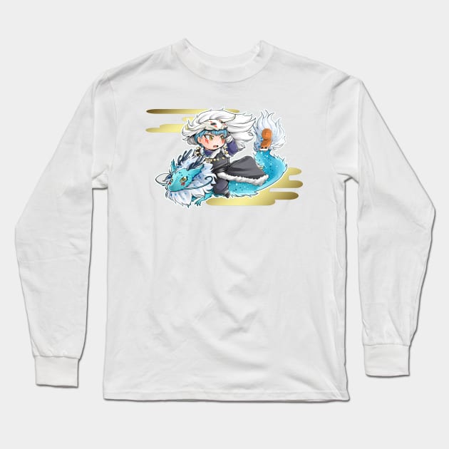 Seiryuu Long Sleeve T-Shirt by Kamapon's Workshop